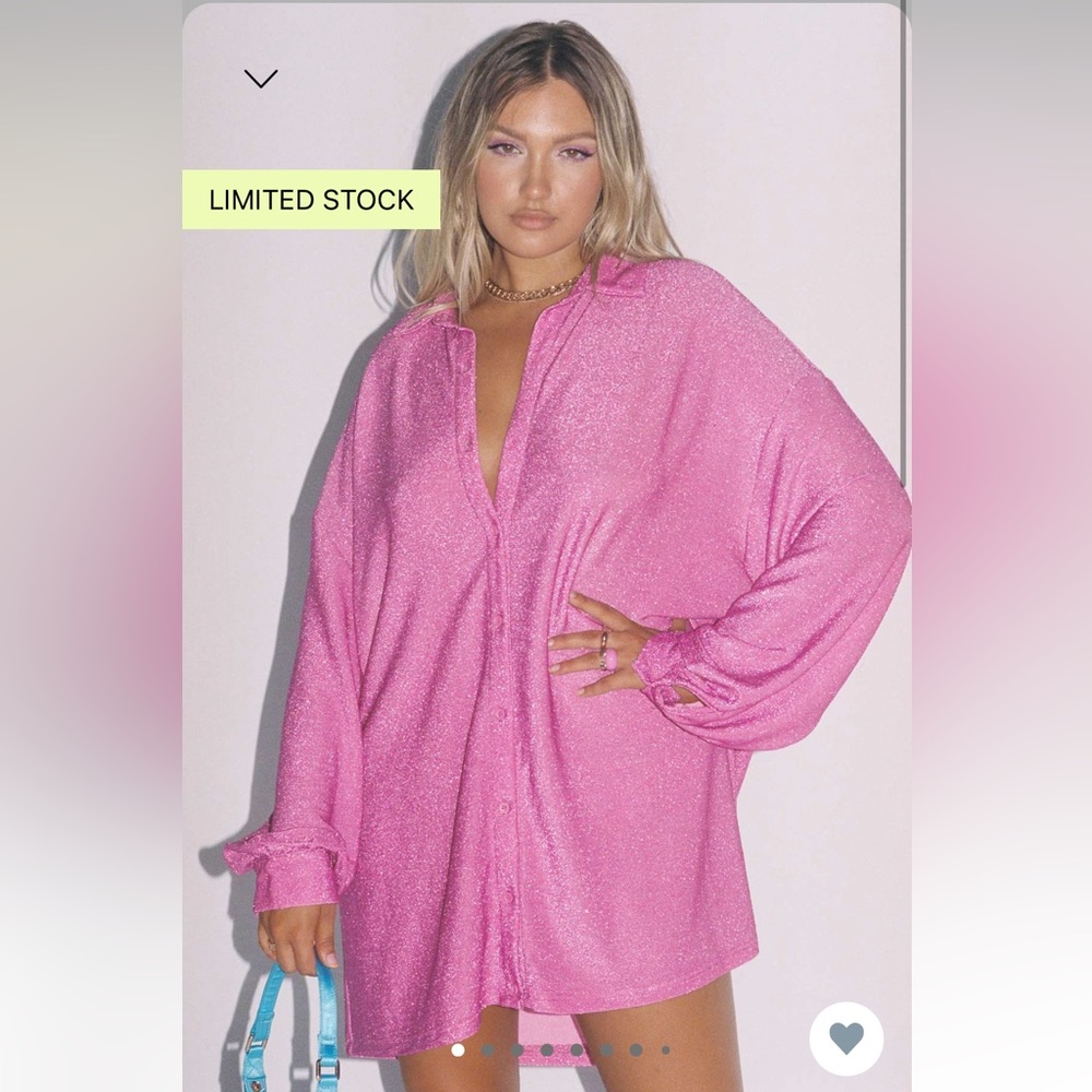 Princess Polly Pink shirt dress